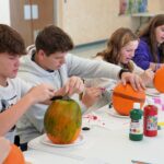 Trinity Methodist Church Youth Pumpkin Decoration.