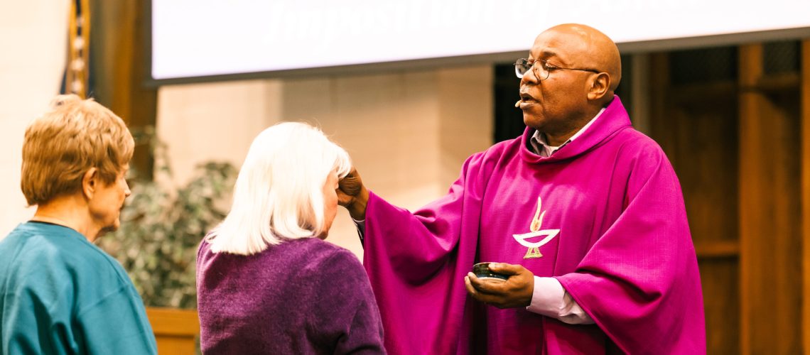 Ash Wednesday at Trinity Methodist Church